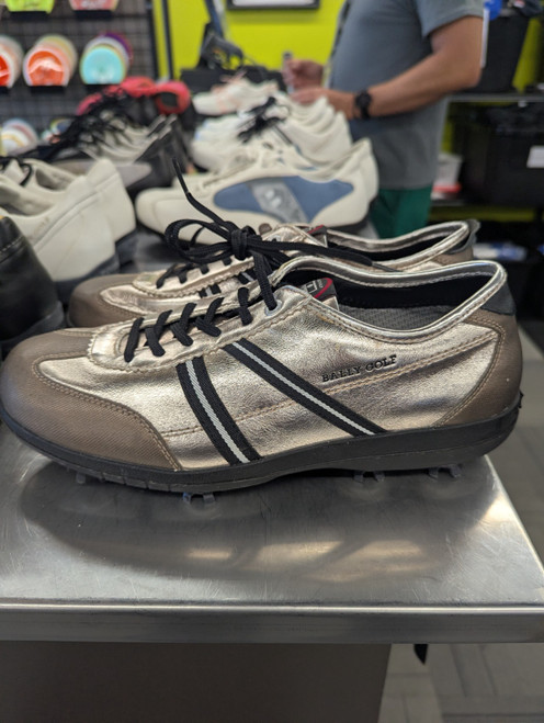 Vist Large View of Product Image Which is Used BAILEYS GOLF SHOES Womens Golf Shoes Grey Senior 10