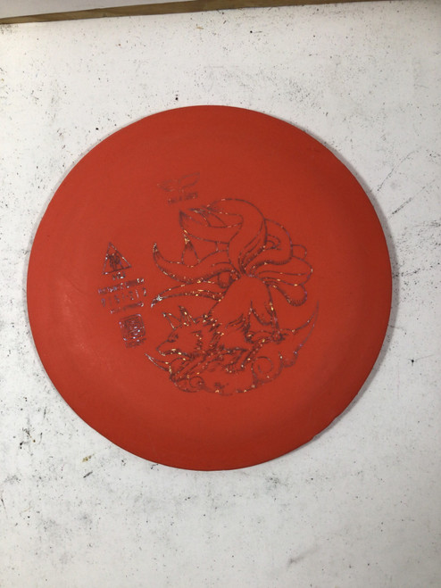 Vist Large View of Product Image Which is Used YIKUN TIGER HU Disc Golf Driver Orange 173g