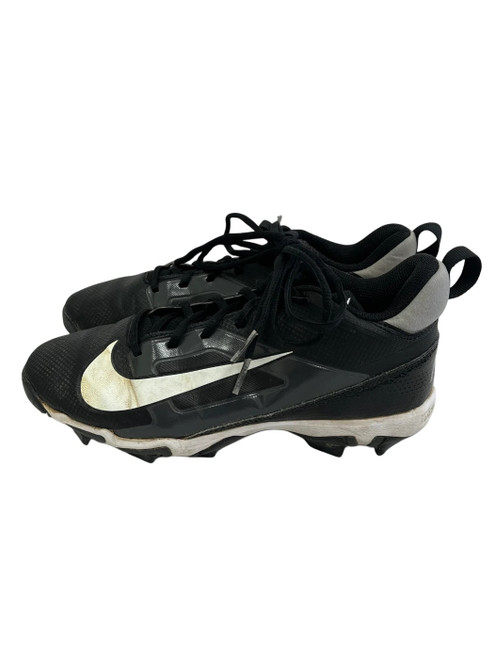 Vist Large View of Product Image Which is Used Nike Alpha Menace Shark Jr 5.5 Football Cleats Black