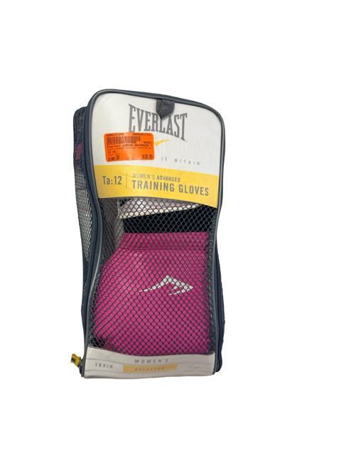 Vist Large View of Product Image Which is Used Everlast WOMENS ADVANCED 12oz TRAINING GLOVES Boxing Gloves Pink