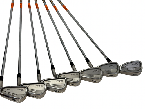 Vist Large View of Product Image Which is Used Titleist 804-OS FORGED Mens Golf Iron Set RH 4I-PW w/ NS Pro 970 R-Flex Shaft - Standard