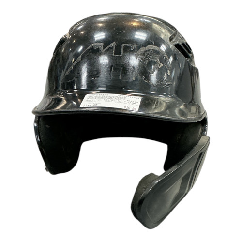 Vist Large View of Product Image Which is Used Rawlings HELMET W/ C-FLAP Batting Helmet No Mask Black MD