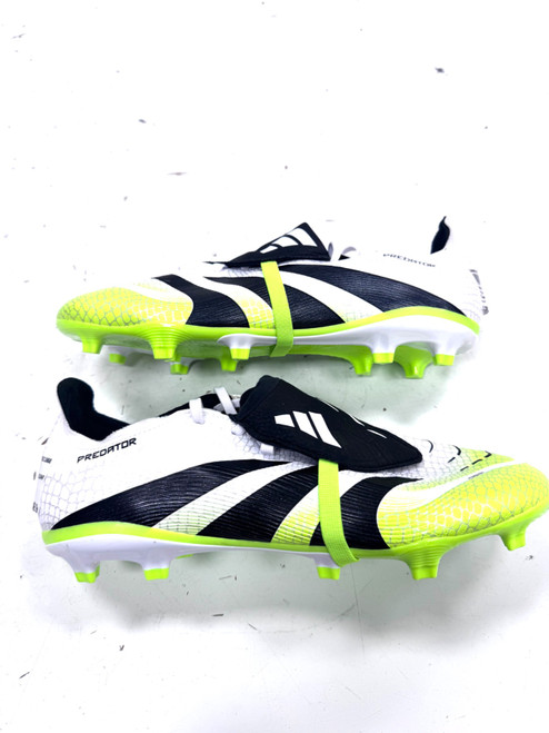 Vist Large View of Product Image Which is Used Adidas Soccer Cleats White Senior 9.5