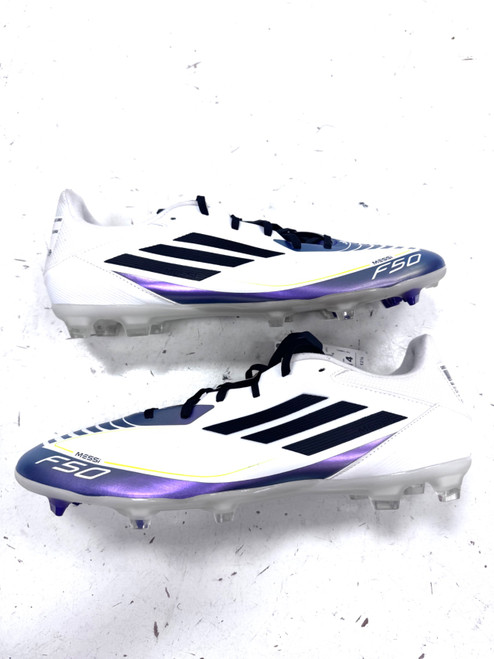 Vist Large View of Product Image Which is Used Adidas Soccer Cleats White Senior 13