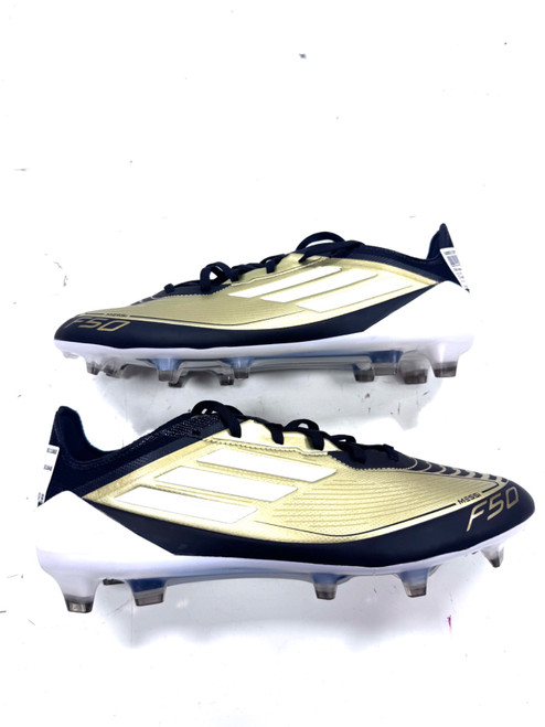 Vist Large View of Product Image Which is Used Adidas Soccer Cleats Gold Senior 9.5
