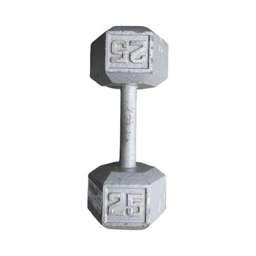 Vist Large View of Product Image Which is Used 25LB HEX DB Hex Dumbbell (Each) 25 lb