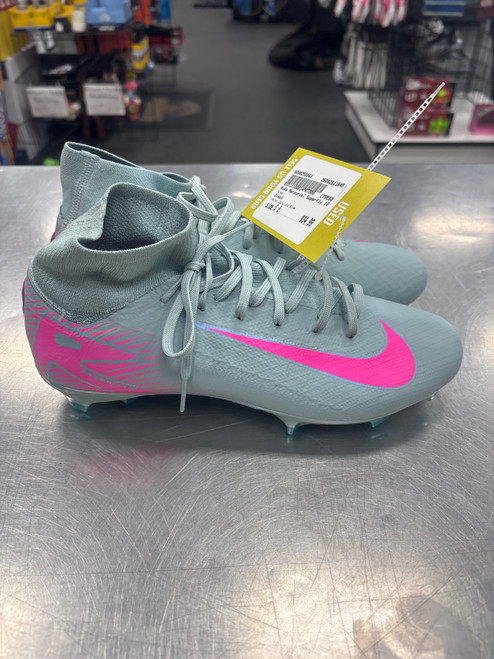 Vist Large View of Product Image Which is Used Nike Mercurial Superfly 10 Carolina Blue Senior 8