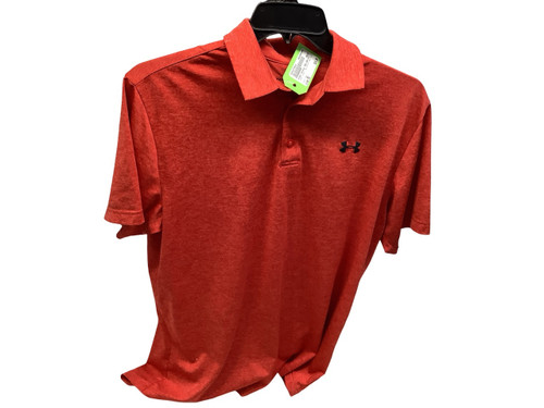 Vist Large View of Product Image Which is Used Under Armour RED DRI-FIT GOLF POLO S.S. Golf Shirt M Red MD