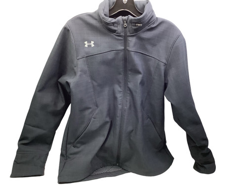 Vist Large View of Product Image Which is Used Under Armour COLD GEAR BLK ZIP-UP Outerwear Light Jacket M Black LG