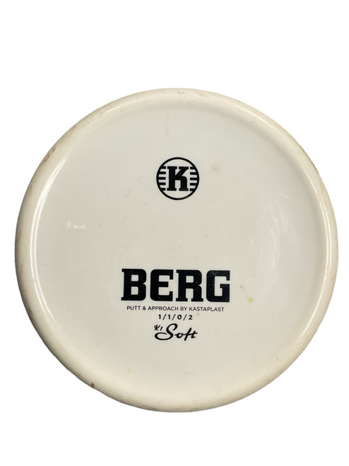 Vist Large View of Product Image Which is Used Kastaplast K1 SOFT BERG Disc Golf Putter White 174g
