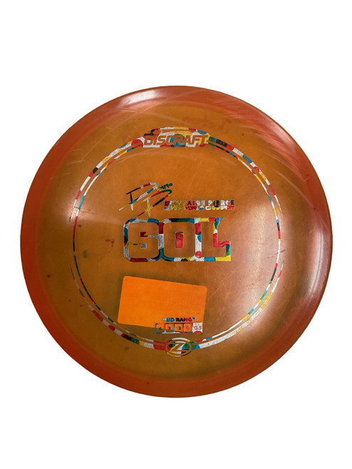 Vist Large View of Product Image Which is Used Discraft PAIGE PIERCE SOL Disc Golf Mid Range Orange 172g