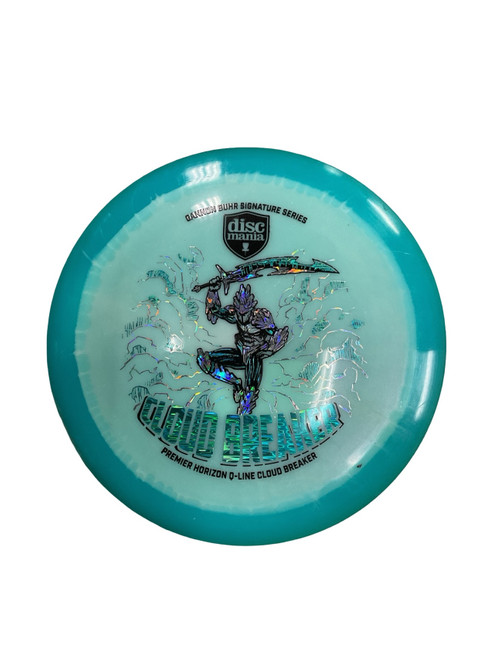 Vist Large View of Product Image Which is Used Discmania CLOUD BREAKER Disc Golf Driver Carolina Blue 174g