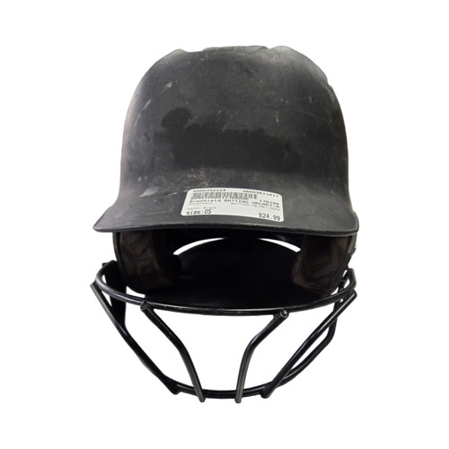 Vist Large View of Product Image Which is Used Evoshield BATTING HELMET/MASK Batting Helmet w/Mask Black One Size