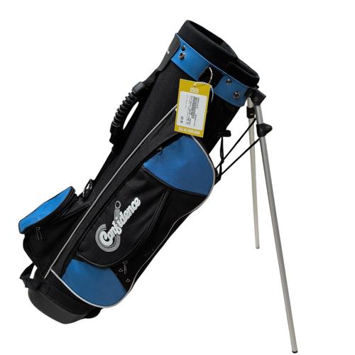 Vist Large View of Product Image Which is Used Confidence JUNIOR Golf Stand Bag Royal Blue