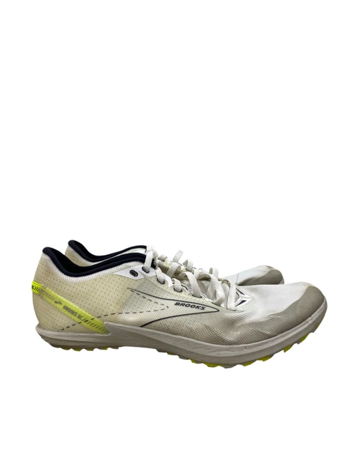 Vist Large View of Product Image Which is Used Brooks Track & Field Cleats Adult White Senior 9.5