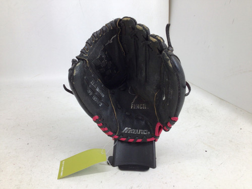Vist Large View of Product Image Which is Used Mizuno FINCH 11.5 IN RHT SB GLOVE BB/SB Glove RH Throw Black 11 1/2"