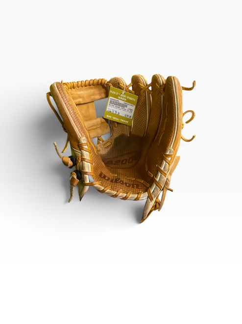 Vist Large View of Product Image Which is Used Wilson WILSON A2000 1787SO 11.75IN RHT BB/SB Glove RH Throw Natural 11 3/4"