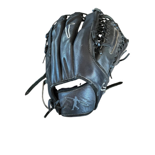Vist Large View of Product Image Which is Used Nike SWINGMAN BB/SB Glove RH Throw Black 12 1/2"