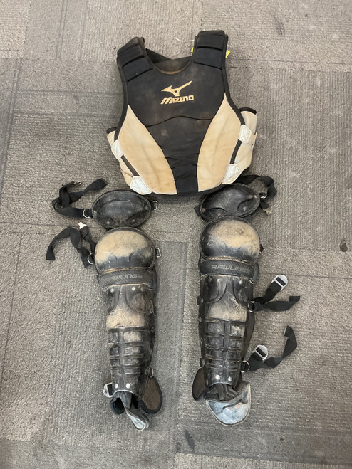 Vist Large View of Product Image Which is Used Mizuno 3 PIECE SET Catchers Equipment Other