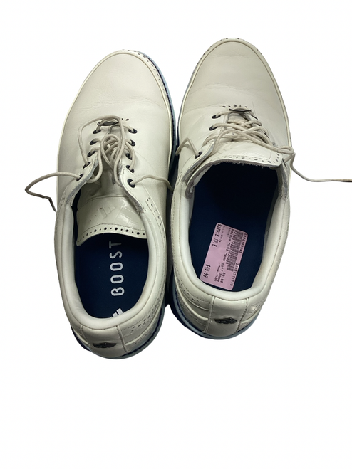 Vist Large View of Product Image Which is Used Adidas MC80 Mens Golf Shoes White Senior 10.5