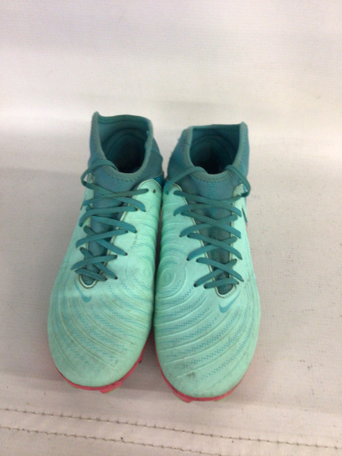Vist Large View of Product Image Which is Used Nike Soccer Cleats Turquoise Senior 6