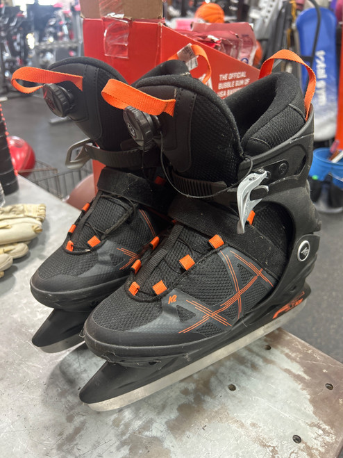Vist Large View of Product Image Which is Used K2 F.I.T. ICE BOA Senior Speed Skate Black Senior 8
