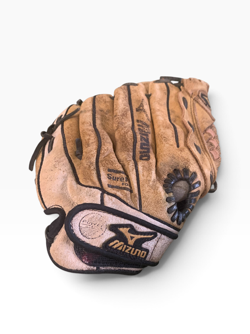 Vist Large View of Product Image Which is Used Mizuno BALLPARK BB/SB Glove RH Throw Brown 11 1/2"