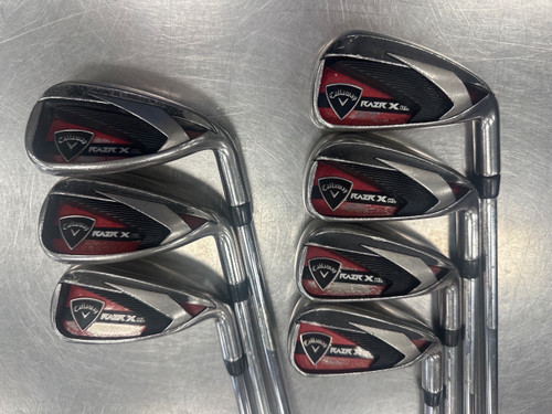 Vist Large View of Product Image Which is Used Callaway RAZR X HL Mens Iron Set RH 4I-PW