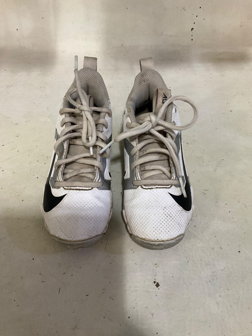 Vist Large View of Product Image Which is Used Nike 12 C CLEATS BB/SB Cleats White Youth 12.0
