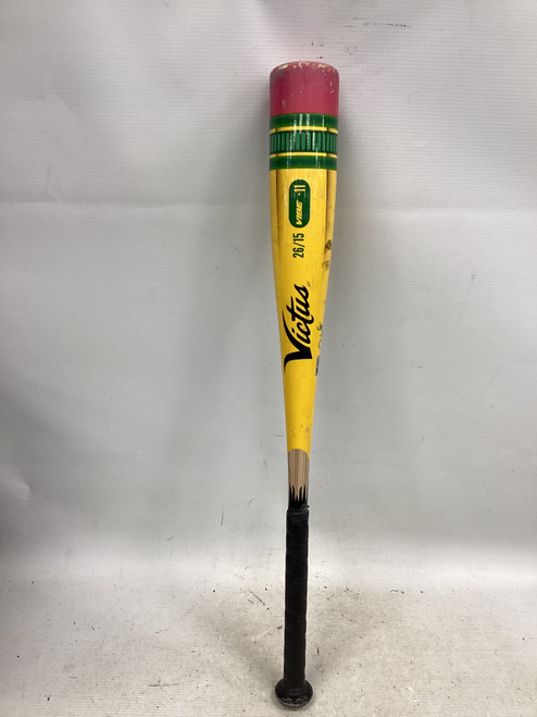 Vist Large View of Product Image Which is Used Victus VIBE -11 BB/SB USA 2 5/8 Bat 26"