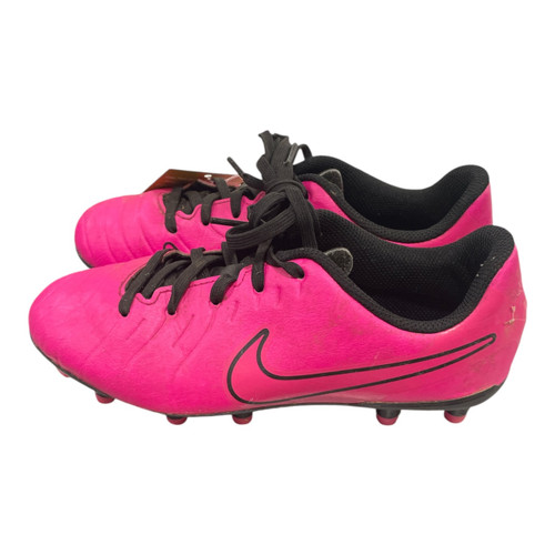 Vist Large View of Product Image Which is Used Nike Soccer Cleats Pink Junior 02