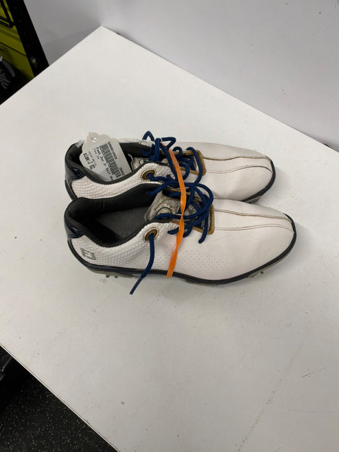 Vist Large View of Product Image Which is Used Foot Joy Jr Golf Shoes White Junior 02