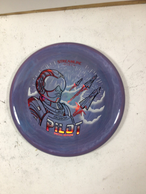 Vist Large View of Product Image Which is Used Streamline NEUTRON PILOT Disc Golf Putter Purple 174g