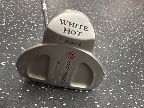 Vist Large View of Product Image Which is Used Odyssey 2 BALL WHITE HOT Mens Putter RH