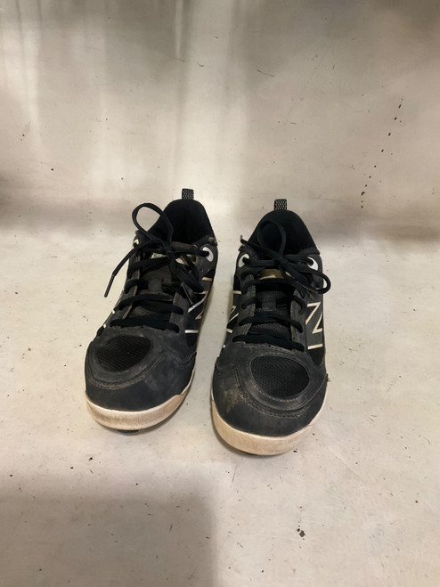 Vist Large View of Product Image Which is Used New Balance FRESH FORM 3000 V7 BB/SB Cleats Black Junior 04.5