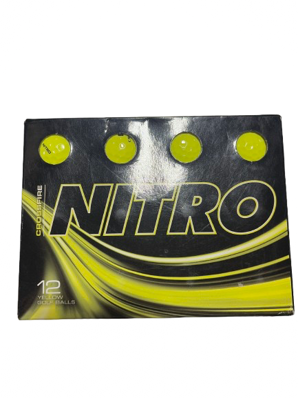 Vist Large View of Product Image Which is Used Nitro NITRO CROSSFIRE - 12 PACK 12 Pack - Golf Balls Yellow