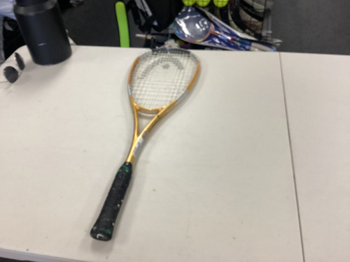 Vist Large View of Product Image Which is Used Head LIQUIDMETAL 140 Adult Squash Racquet Gold Unknown