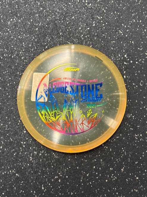 Vist Large View of Product Image Which is Used Discraft CRYZTAL FLEX SPARKLE METEOR Disc Golf Mid Range Orange 173g