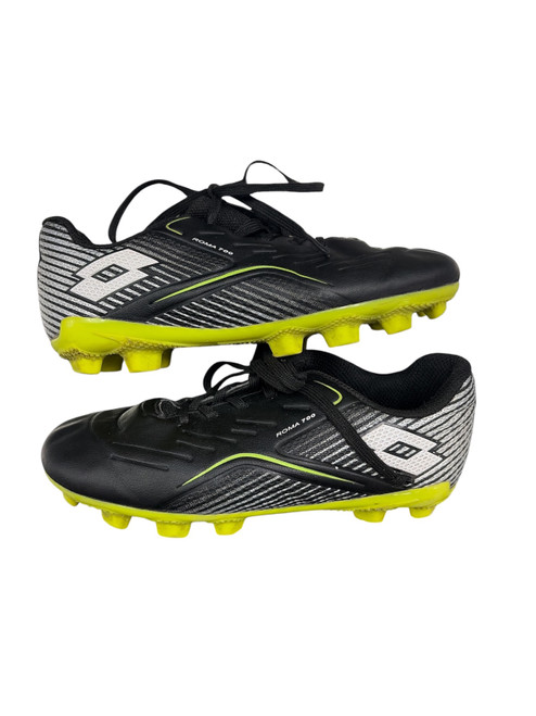 Vist Large View of Product Image Which is Used Lotto Soccer Cleats Black Junior 01