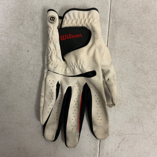 Vist Large View of Product Image Which is Used Wilson Mens Golf Glove White XL