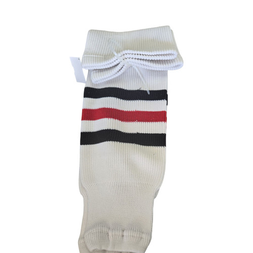 Vist Large View of Product Image Which is Used Pearsox Hockey Sock White 25"