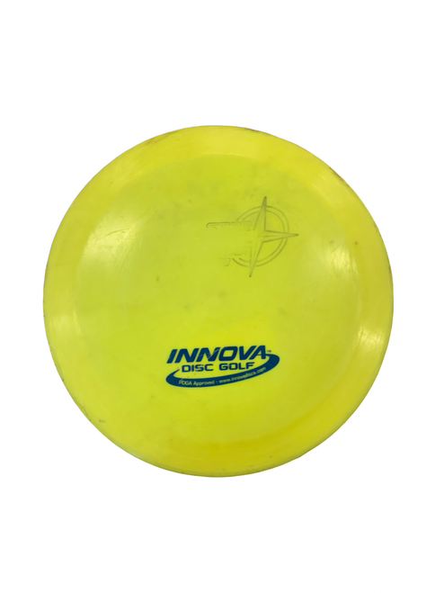 Vist Large View of Product Image Which is Used Innova TEEDEVIL Disc Golf Driver Yellow