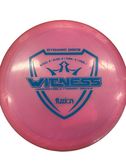 Vist Large View of Product Image Which is Used Dynamic Discs WITNESS Disc Golf Driver Pink