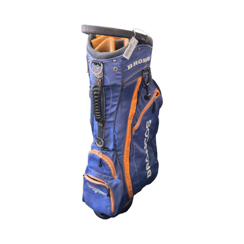 Vist Large View of Product Image Which is Used DENVER BRONCOS STAND BAG Mens Stand Bag Navy Blue
