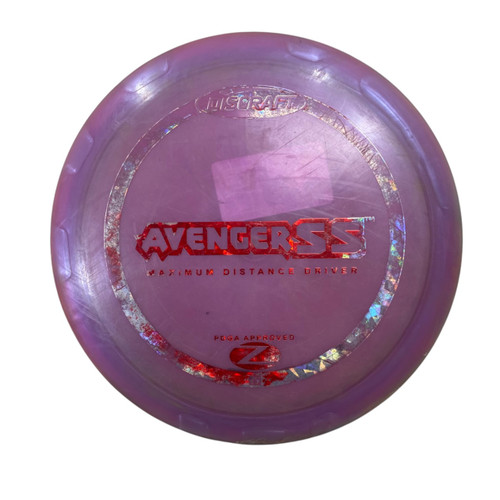 Vist Large View of Product Image Which is Used Discraft AVENGER SS ELITE Z Disc Golf Driver Purple