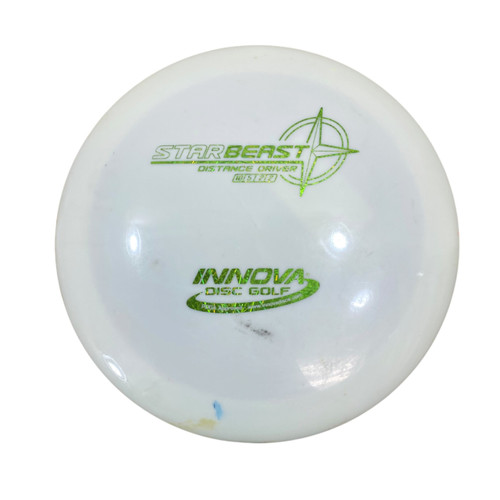 Vist Large View of Product Image Which is Used Innova STAR BEAST Disc Golf Driver White 173g