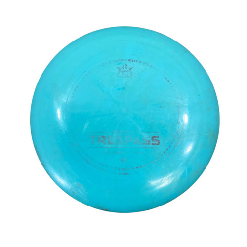 Vist Large View of Product Image Which is Used Dynamic Discs TRESPASS Disc Golf Driver Carolina Blue 173g