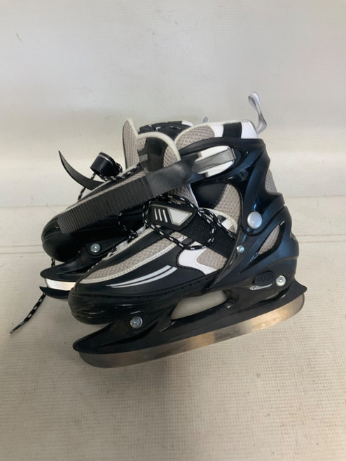 Vist Large View of Product Image Which is Used Lake Placid SUMMIT ADJUSTABLE Boys Softboot Skate Black Adjustable