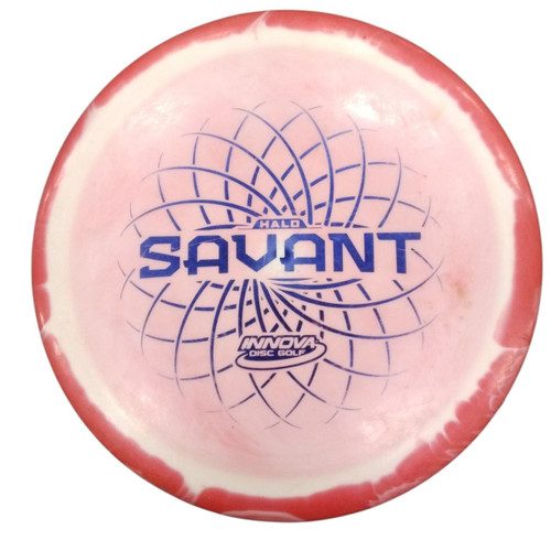 Vist Large View of Product Image Which is Used Innova HALO SAVANT Disc Golf Driver Red 175g