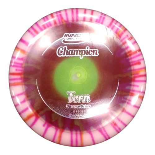 Vist Large View of Product Image Which is Used Innova CHAMPION TERN Disc Golf Driver Red 177g